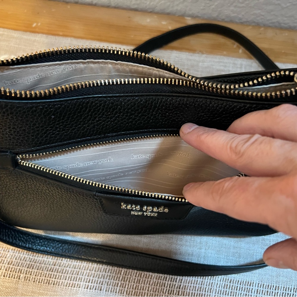 Kate Spade Black Textured Crossbody Bag - Picture 5 of 5